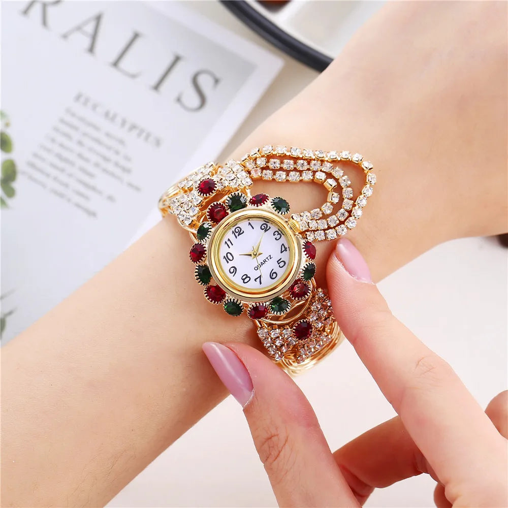 Women Shine Bracelet Watch Luxury Elegant