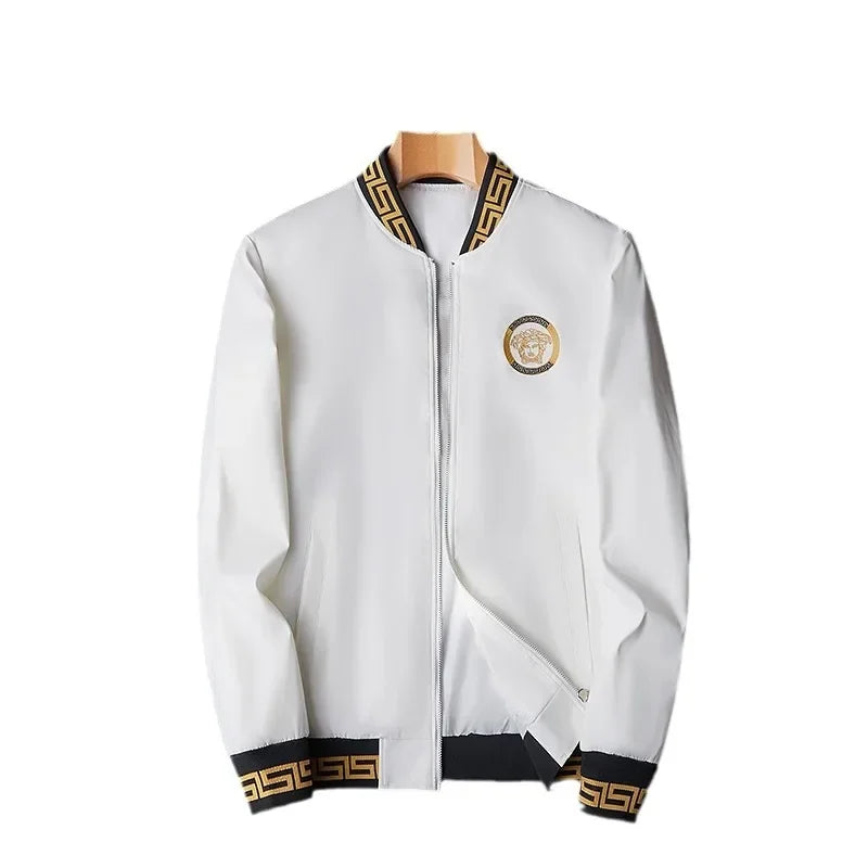 European Style Embroidered Men's Jacket New Trendy