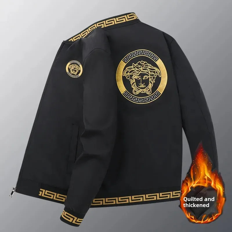 European Style Embroidered Men's Jacket New Trendy