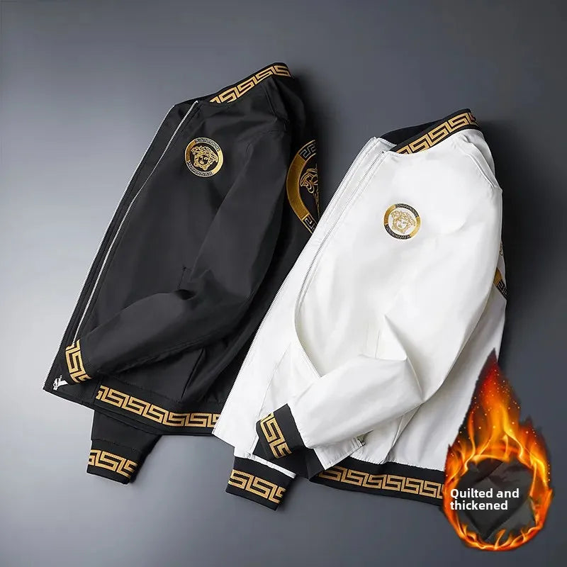 European Style Embroidered Men's Jacket New Trendy