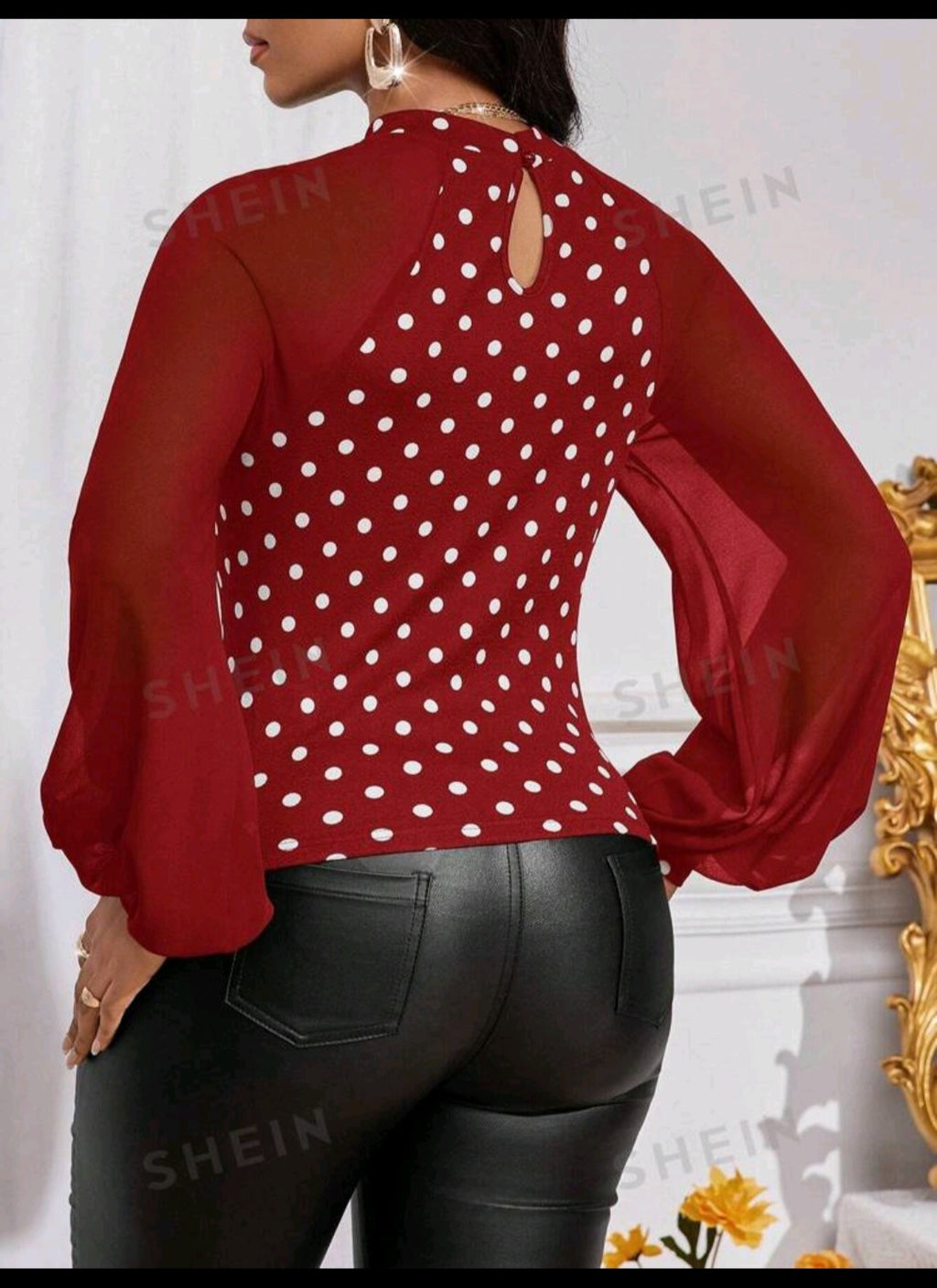 European and American foreign trade new fashion splicing women's tops