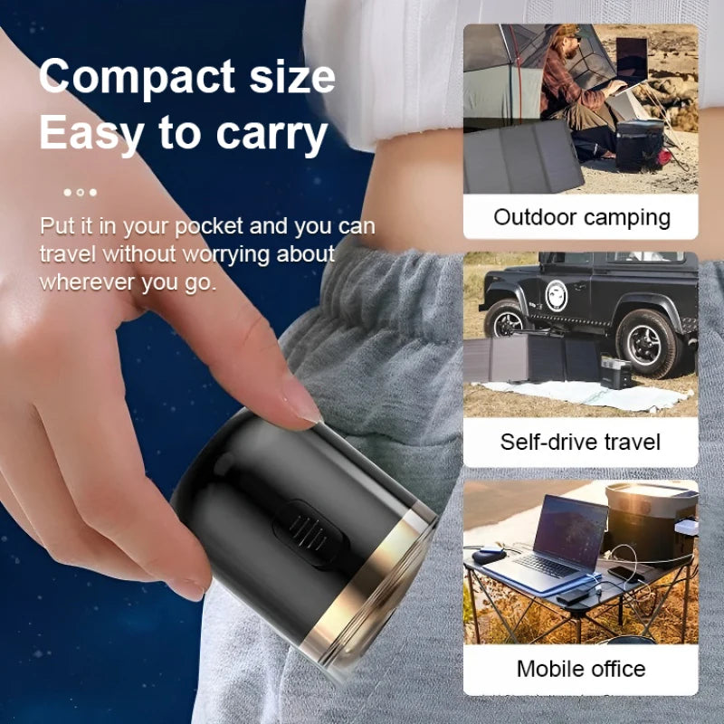 Men's portable mini portable rechargeable multifunctional razor washable