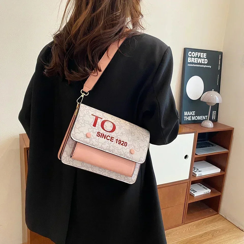 Hot Selling Women's Bag High Quality Zipper Fashion Shoulder Bag Canvas