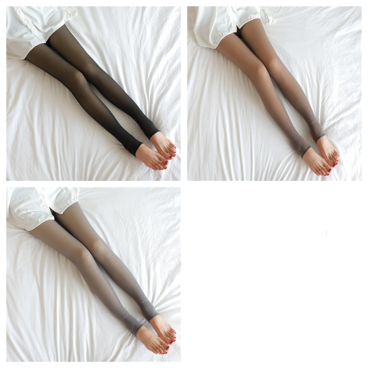 Plus Size Leggings Fleece Lined Tights Fall And Winter Warm Fleece