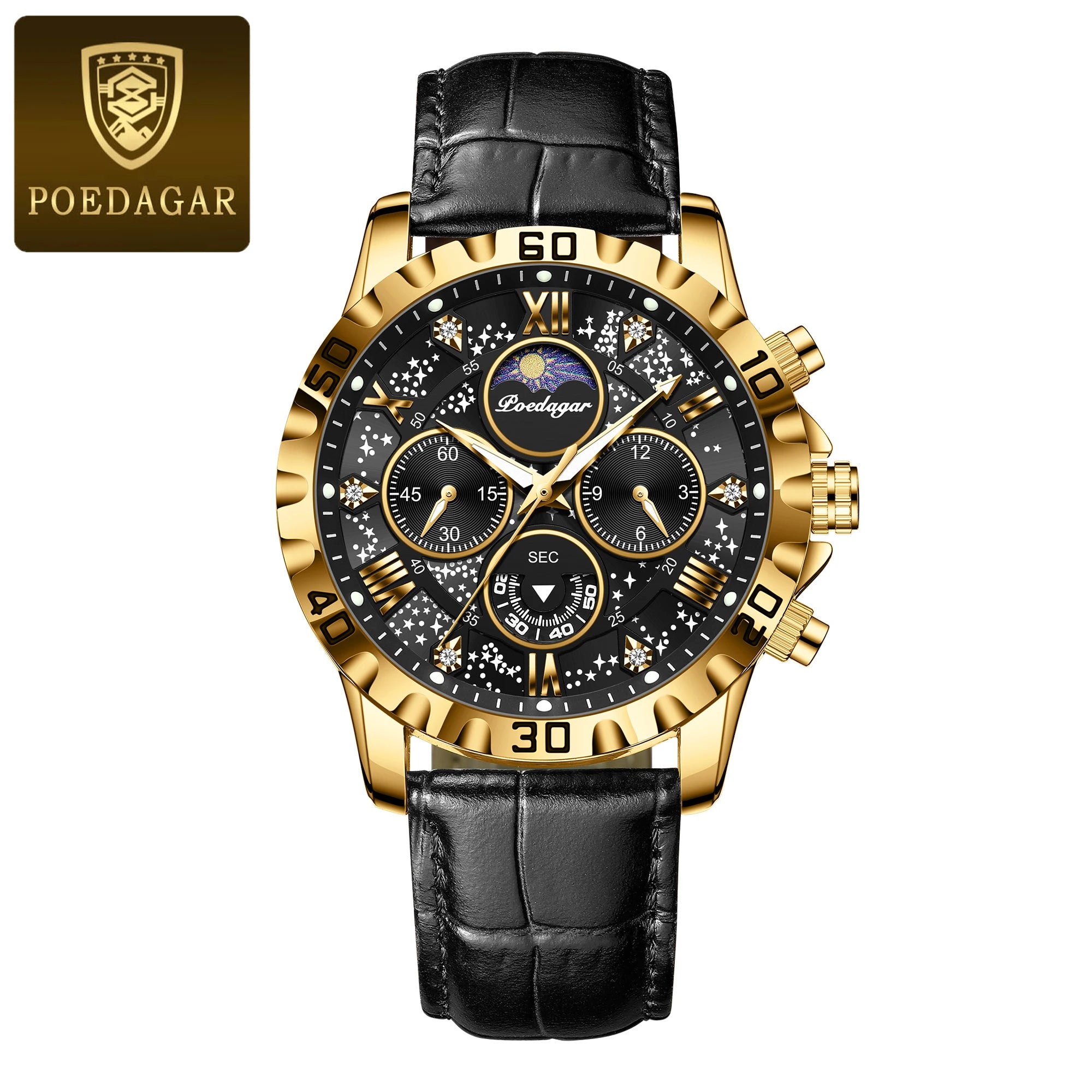 Luxury Man Watch Waterproof Luminous Chronograph Watch  Military High Quality