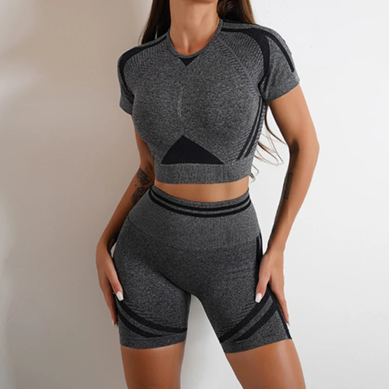 Women's activewear set Seamless Yoga Set Sportswear Gym High Waist