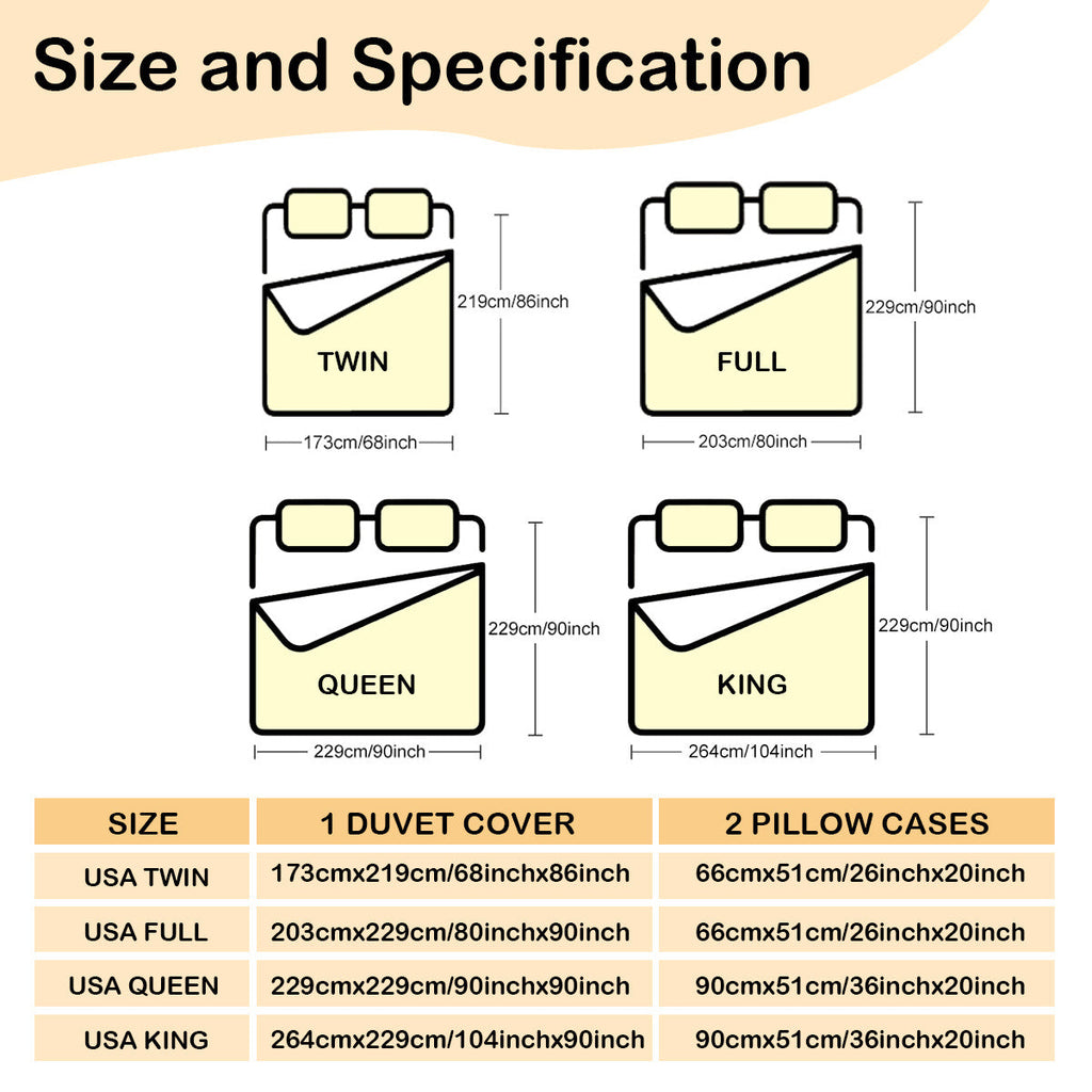 3-piece Set Of Simple And Fresh Blue And White Floral Duvet Cover, Polyester Bedroom Decoration Bedding Set Twin Full Queen King Size