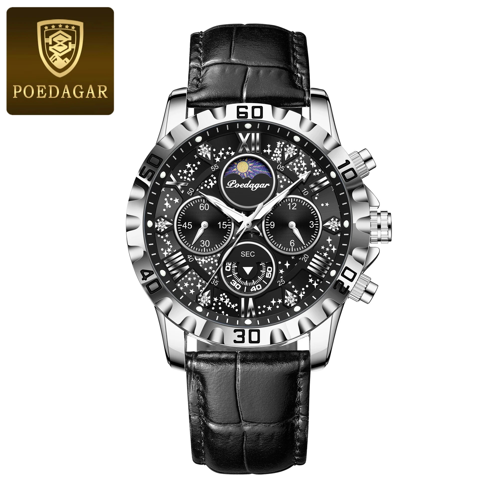 Luxury Man Watch Waterproof Luminous Chronograph Watch  Military High Quality