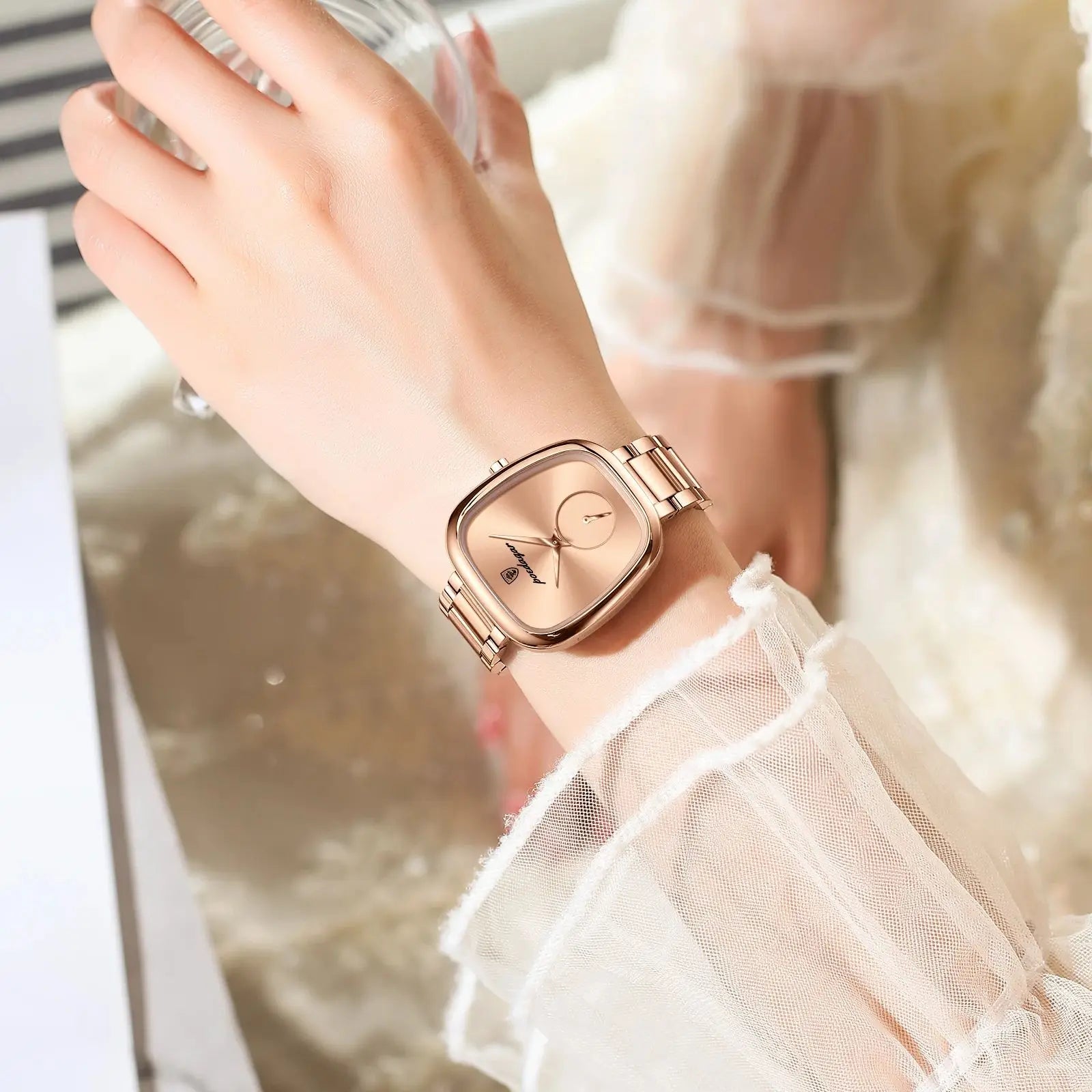 POEDAGAR Luxury Watch for Woman Waterproof Ladies Watch High Quality