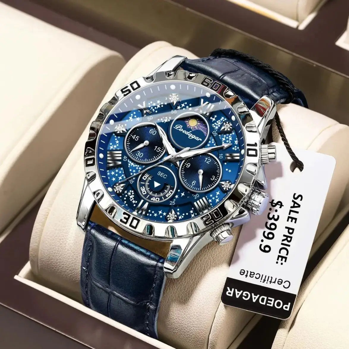 Luxury Man Watch Waterproof Luminous Chronograph Watch  Military High Quality