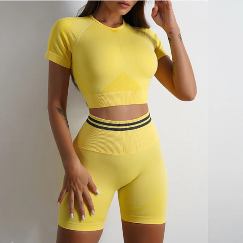 Women's activewear set Seamless Yoga Set Sportswear Gym High Waist