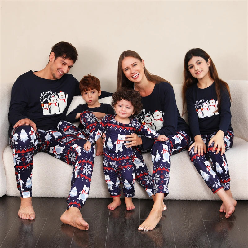Christmas Family  Pajamas Sets for Father Mother Kids & Baby Pyjamas