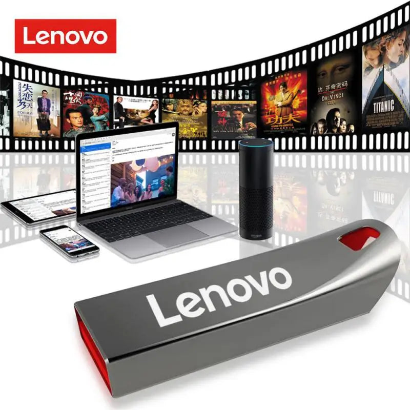 Lenovo 2TB Usb 3.0 Flash Drives High Speed Metal Pendrive 1TB 512GB 256GB