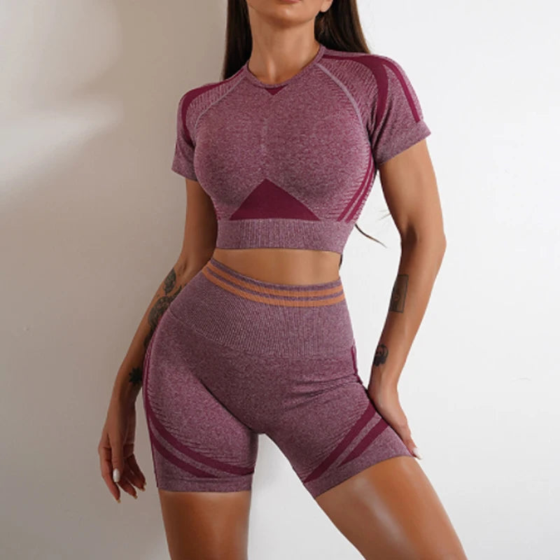 Women's activewear set Seamless Yoga Set Sportswear Gym High Waist