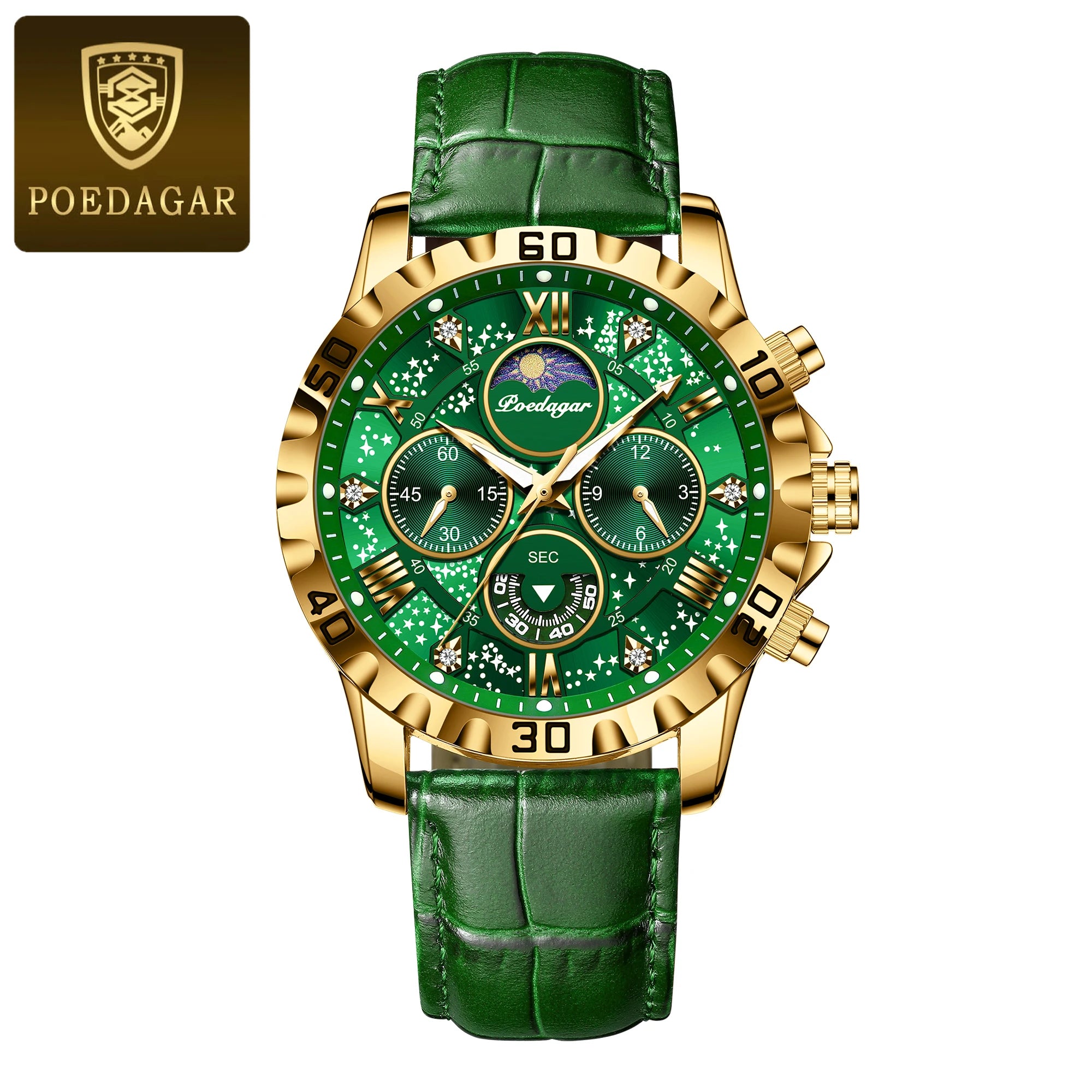 Luxury Man Watch Waterproof Luminous Chronograph Watch  Military High Quality