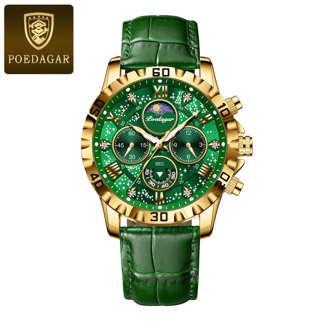 Luxury Man Watch Waterproof Luminous Chronograph Watch  Military High Quality